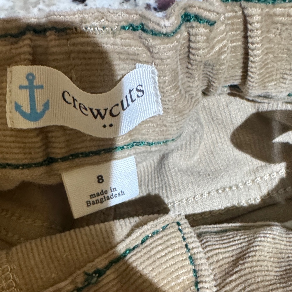 Crewcuts Tan Corduroy Pants